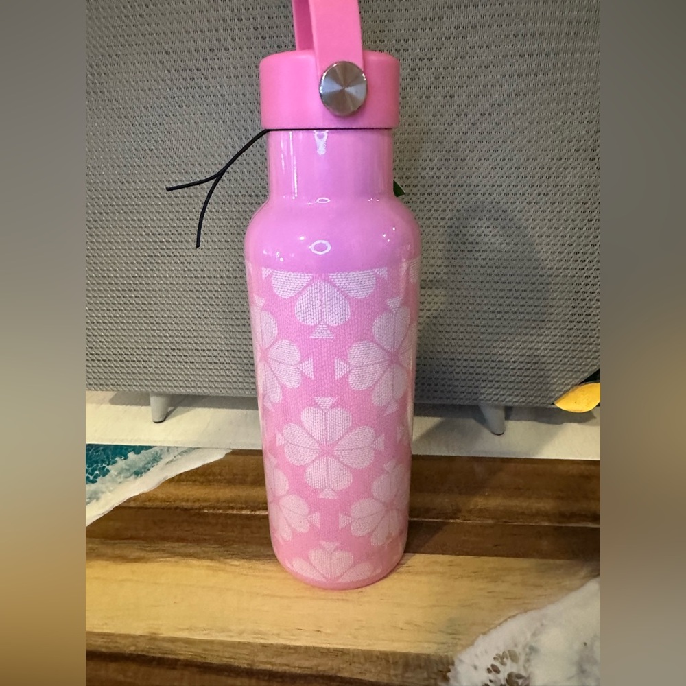 Kate Spade Pink Floral Water Bottle
